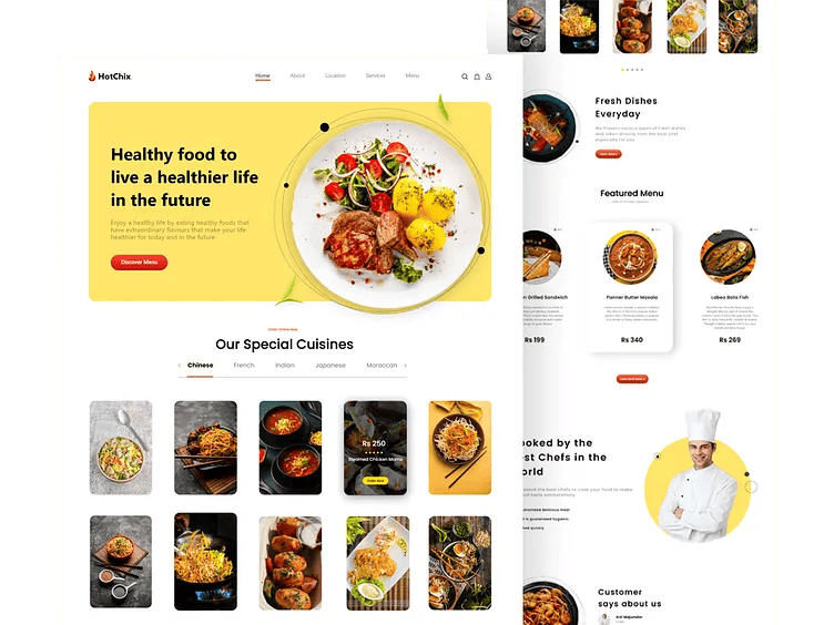 Restaurant Web Developer
