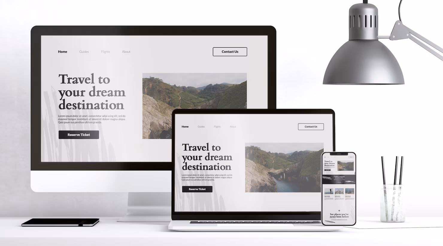 Web design referral program